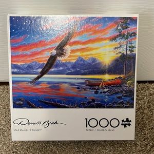 “Star Spangled Sunset” 1000 Piece Jigsaw Puzzle